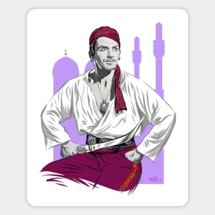 Douglas Fairbanks - An illustration by Paul Cemmick Magnet